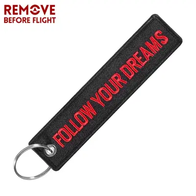 Embroidered Pilot Crew Keychain, Souvenir Gift - 13