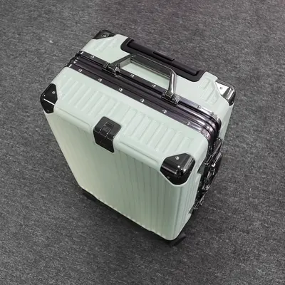 Sit-On Trolley Suitcase, Large Capacity, Combination Lock, Carry-On Size - 12