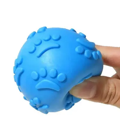 Durable TPR Squeaky Bouncy Ball for Small and Medium Dogs - 5