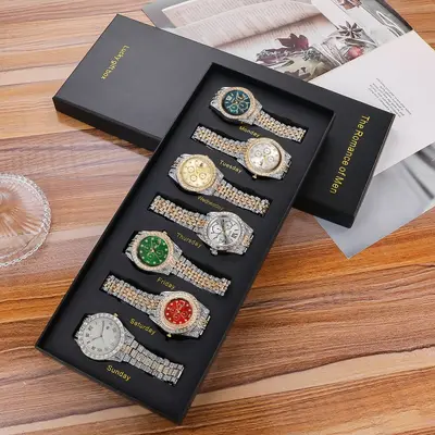 Men's 7-Piece Gift Set, Fashionable Watches - 12