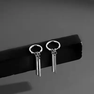 Minimalistische Ring-Ohrringe mit leichtem Luxus-Design - 11