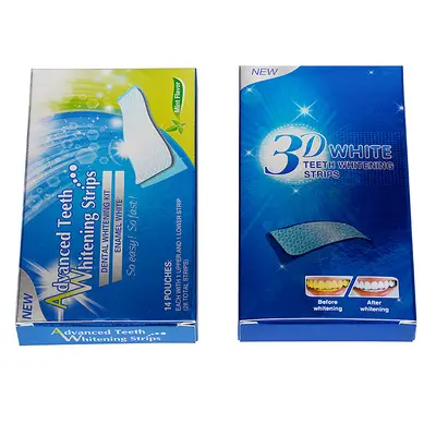 3D WHITE Teeth Whitening Strips, Yellowing and Stain Removal - 3