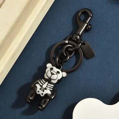 3D Christmas Bear Keychain, Bag Charm - 9
