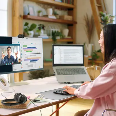Logitech BRIO 90/95 Full HD web kamerası, otomatik odaklama