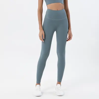 Kadın Elmas Çift Yüzlü Yoga Pantolonu, Çıplak His, Yüksek Bel, Kalça Kaldırıcı - 10