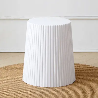 Scandinavian Round Small Coffee Table, Modern Minimalist Living Room Table - 11