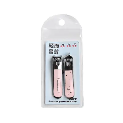 UUYP Tırnak Makası Seti Eğimli Taşınabilir Tırnak Makası İki Parçalı Set Ev Makyöz Aracı Stok Toplu Satış OEM