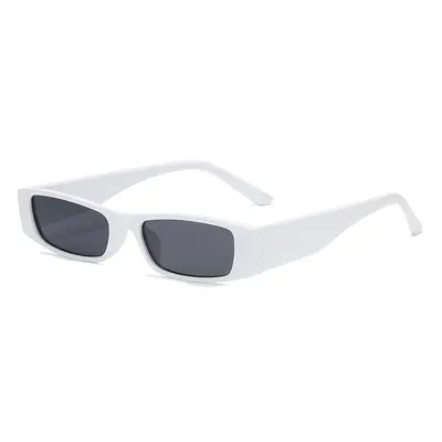 Retro Small Square Frame Sunglasses with UV Protection - 10