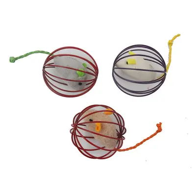 Cat Toy Hollow Bell Ball Mouse Simulation - 9