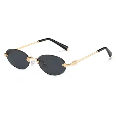 Frameless Sunglasses for Women, Korean Style, Old Money Look - 5