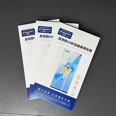 Huawei Mate60/50 and P70/30Pro Curved UV Full-Adhesive Tempered Film - 9