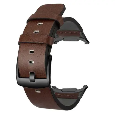 Samsung Galaxy Watch Ultra 47mm Leather Watch Strap with Metal Connector
