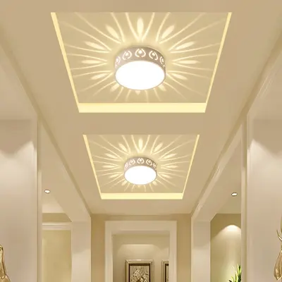 Modern Minimalist LED Corridor Light, Recessed Spotlight and Entryway Light