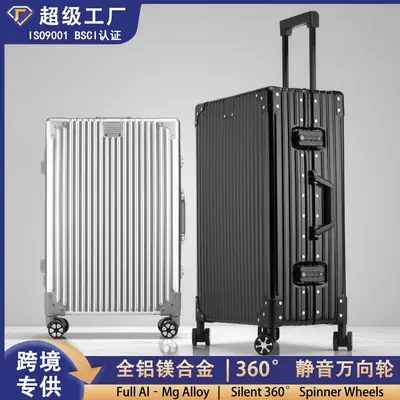All-Aluminum Magnesium Alloy Trolley Case, Spinner Wheels, 20 and 28 Inch