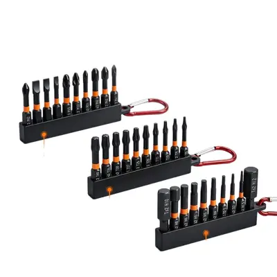 Kezhid magnetic screwdriver bit set, Phillips/Torx/Hex