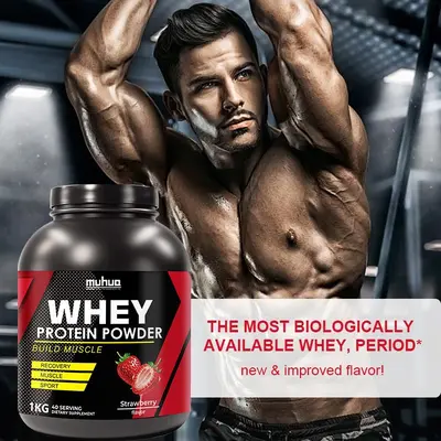 Whey protein tozu, 2 lbs, yüksek proteinli, düşük yağlı spor ve fitness takviyesi - 5