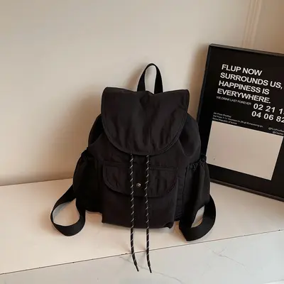Women's Large Capacity Casual Backpack, Lightweight, Student and Travel - 8