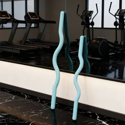 Çapraz Sınır Yeni Ürün Halter Seti Enine Kiriş Halter Çubuğu Ağırlık Halkası Yoga Halter Kullanım Silikon Ağırlık Ekipmanı