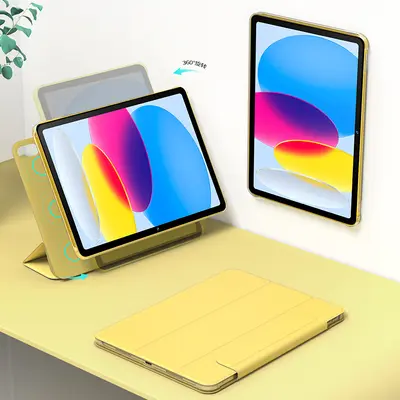 Magnetic iPad Case for 2022 Models, 10th Gen, 10.9 and 11 inch, Rotating and Detachable - 13