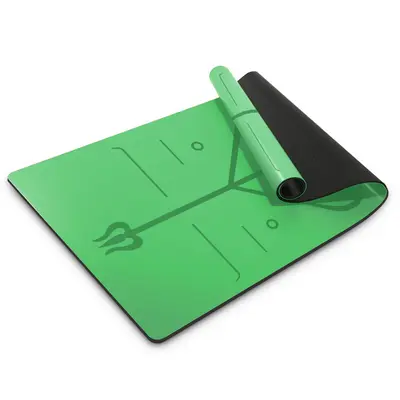 PU and Rubber Yoga Mat Wide Thick Non-Slip - 11