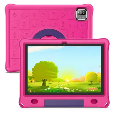 10.1 inç çocuk Android 15 tablet, düşmeye karşı koruyucu kılıf, dönebilen tutma yeri, sınır ötesi destekler - 7