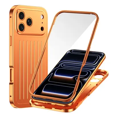 Magnetic Full-Coverage Ultra-Thin Anti-Drop High-End Stylish Phone Case for Apple iPhone 17 Pro Max, Luggage Design, Compatible with iPhone 16 Pro