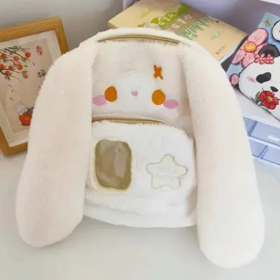 Cute Dog and Rabbit Plush Kids' Backpack, Parent-Child Set - 7