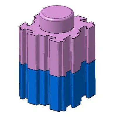 Lego Uyumlu 8 mm Küçük Yapı Blokları, Dağınık Paket, Eğitici Çocuk Oyuncağı - 6