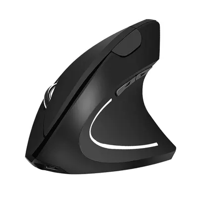 Kablosuz 2.4G dikey beşinci nesil sağ el pil şarjlı kablolu mouse Amazon yaratıcı üretici toptan satış - 7