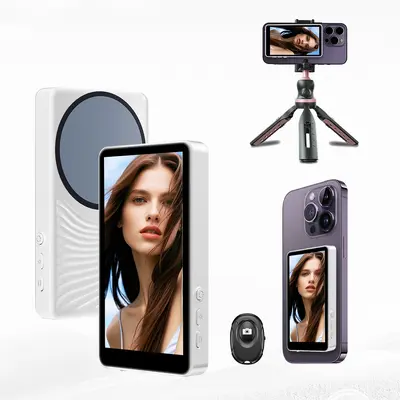 Phone Selfie Screen Projector for Live Streaming Rearview Mirror Display - 8