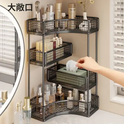Cosmetic storage rack, multi-layer bathroom organizer - 3
