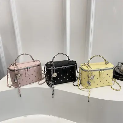 Chain Box Bag for Women, Summer Style, Small Chanel-Style, Crossbody - 5
