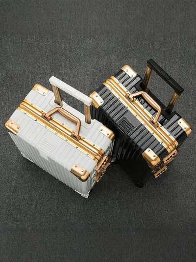 Aluminium Frame Universal Wheel Combination Lock Carry-On Case - 5