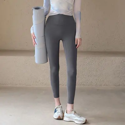 Langarm-Pilates- und Yoga-Oberteil für Damen in Übergröße, schlankmachend, T-Shirt - 9