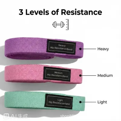 Squat Resistance Band Glute Loop - 5