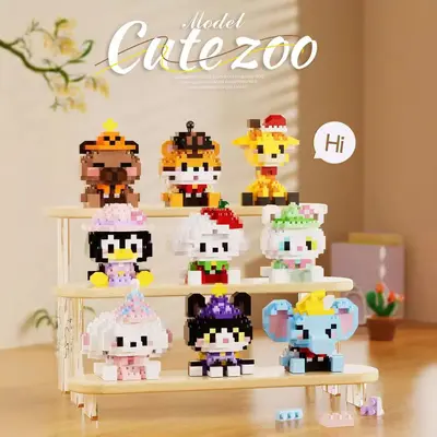 City Architecture Street View Building Blocks, Children's Educational Toy, Decorative Figu - 9
