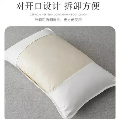 除螨隔脏防口水枕套防头油枕芯保护隔离层内胆套枕头套一对装防汗