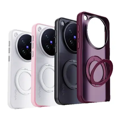 Ultradünne Handyhülle mit Ständer für vivo X500 Pro Max, magnetisch