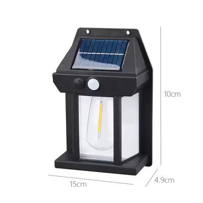 Outdoor Solar Wall Light, Waterproof, Motion Sensor Garden Lamp - 7