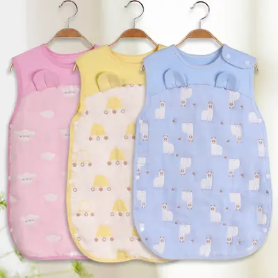Gesteppter Baumwoll-Babyschlafsack für alle Jahreszeiten, Anti-Strampel