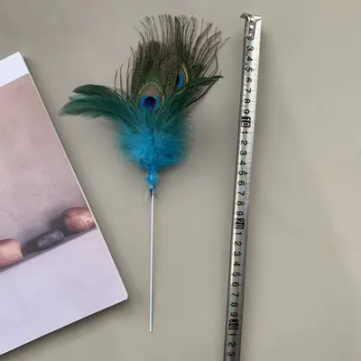 Feather Cat Teaser Wand, DIY Christmas Tree Ornament Craft Material