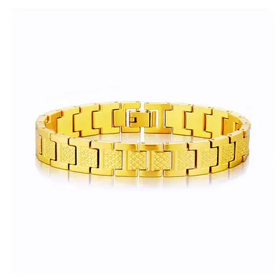 Krokodilmuster-Armband Bestseller Europa und Amerika Titan-Stahl-Magnet-Armreif Herrenschmuck modischer breiter Edelstahl wasserdicht Armband - 8
