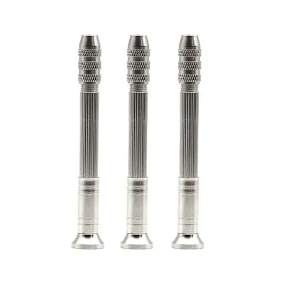 0,3-3,2 mm küçük yuvarlak başlı el burgusu, saat ve cep telefonu tamiri için dört başlı çelik matkap, DIY küçük el matkabı