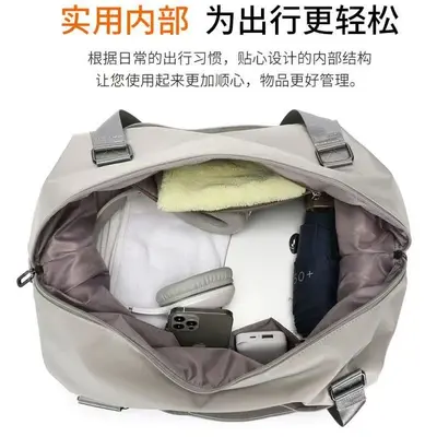 Nylon-Reisetasche wasserdicht Trolley-Aufsatz-Design
