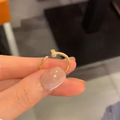 Zircon stone minimalist ring for women, stackable design - 8