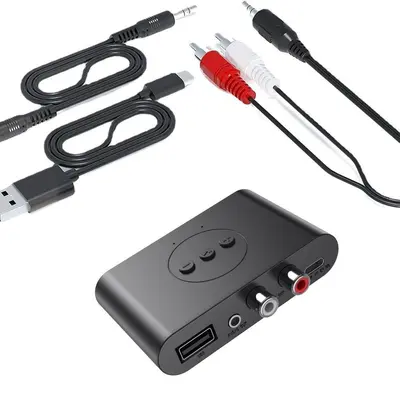 5.3 Sürüm NFC Bluetooth Müzik Alıcısı Araba Bluetooth Eller Serbest Destek U Disk Müzik Çalma B21 Bluetooth