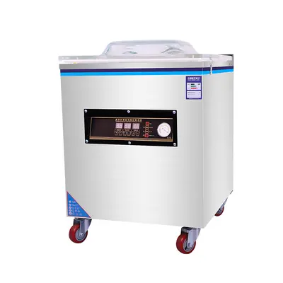 Fully automatic vacuum packaging machine with compressor