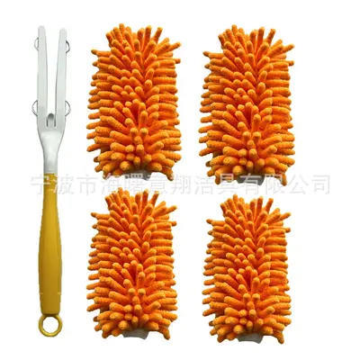 Swiffer-Style Chenille Duster with Washable Replacement Cover - 10