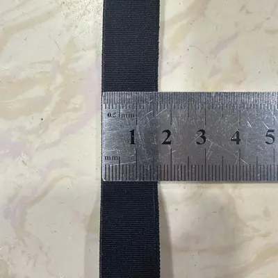 Colored High-Elastic Rubber Band, Nylon Textured Waistband Elastic for Pants and Skirts - 8