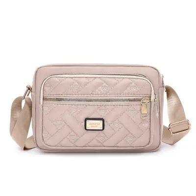 Neue Stil-Crossbody-Tasche zum Ausgehen, große Tasche für Einzelhandelstische, leichte Luxus-Kleinquadrat-Tasche, französische Kleinreisetasche, modische Oxford-Stoff-wasserdichte Geldbörse - 7